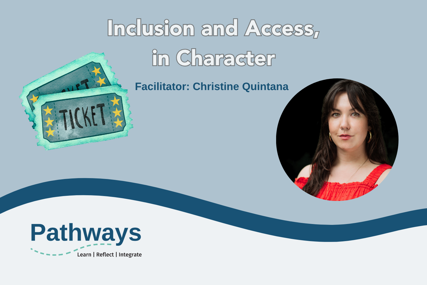 Promo graphic for Inclusion and Access in Character