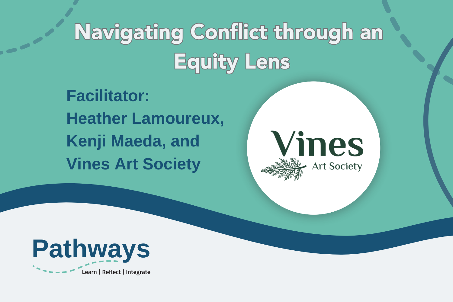 Promo graphic for navigating conflict through an equity lens