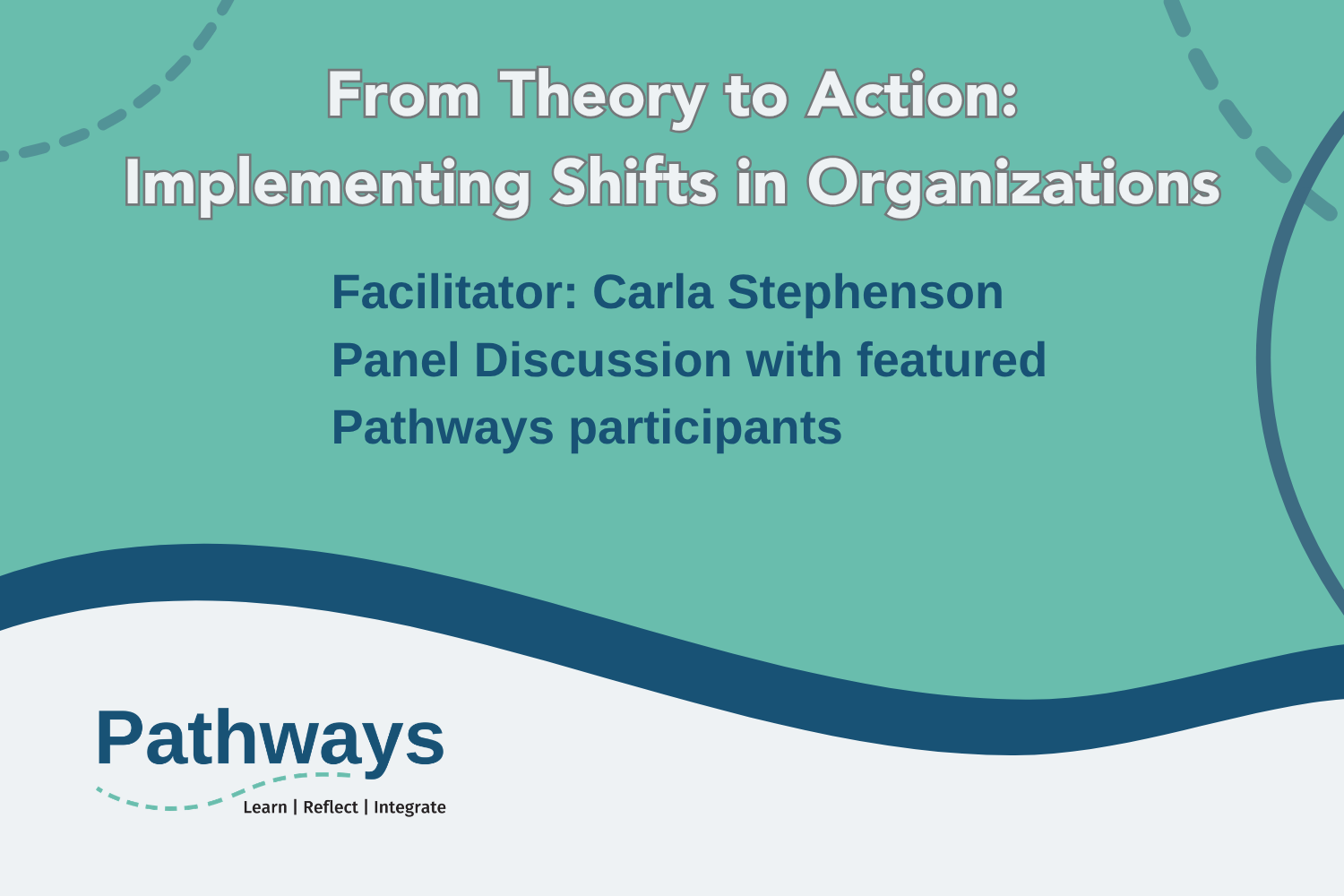 promo graphic for From theory to action: implementing shifts in organizations