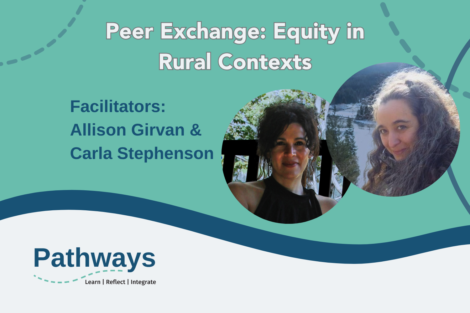 promo graphic for Peer exchange: equity in rural contexts 